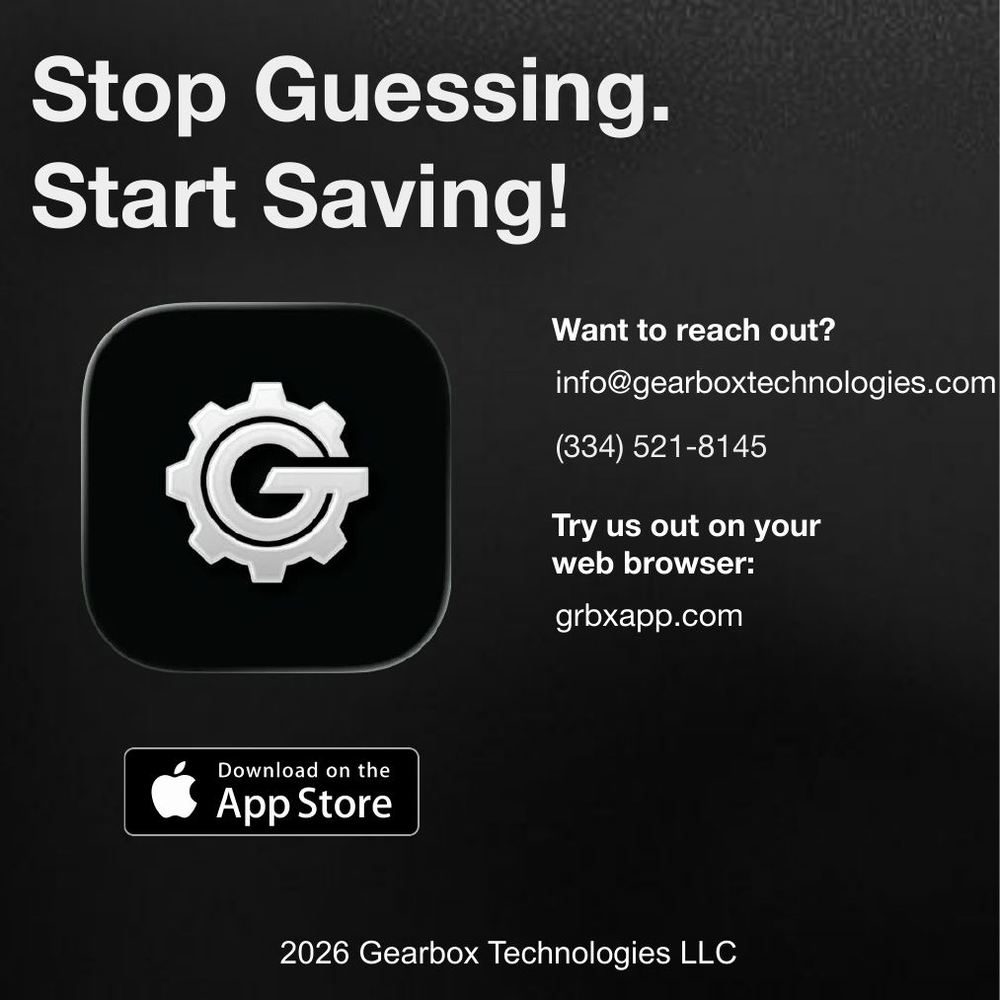 GRBX flagship carousel, eight panels. Cost data sourced to NerdWallet. Panel 8 of 8.