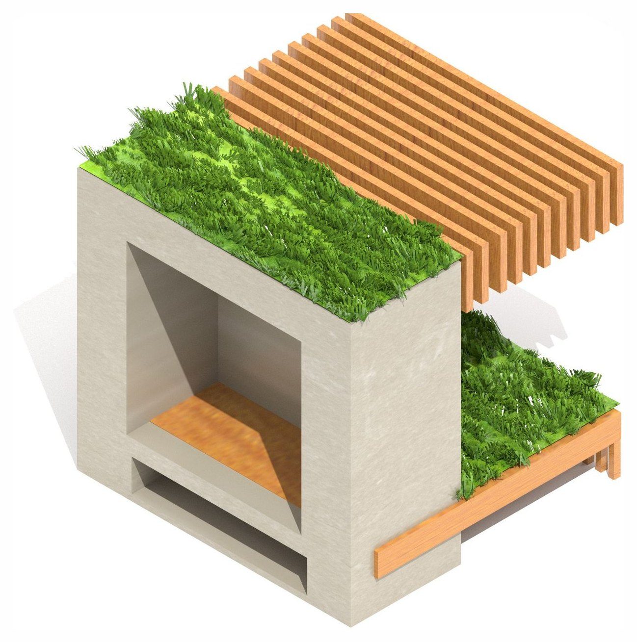 Isometric, sectional
