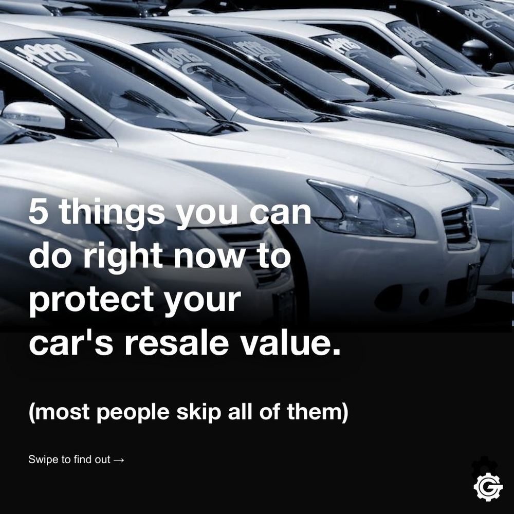 Protecting resale value, seven panels. Panel 1 of 7.